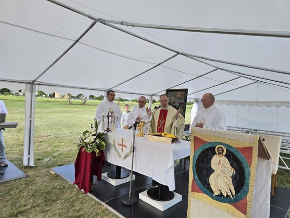 Blagdan sv. Ane svečano proslavljen na zemljištu buduće župne crkve sv. Ane u Varaždinu